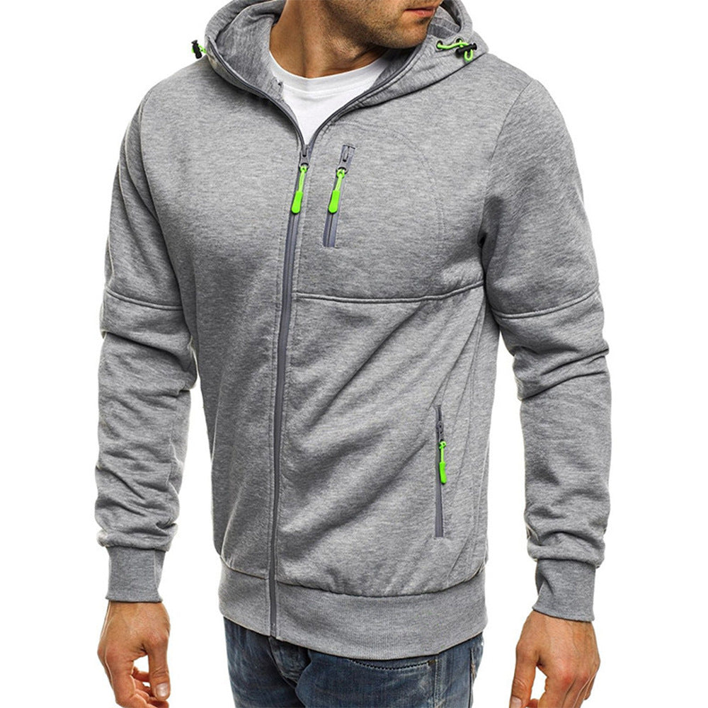Giacca da uomo con cappuccio e zip intera - Image 11