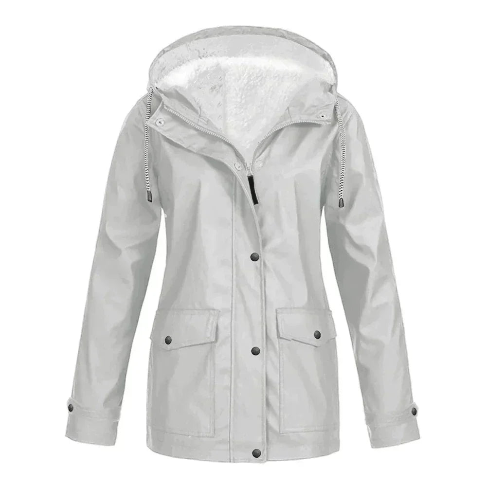 Cappotto A-Line con Cappuccio da Donna - Image 7