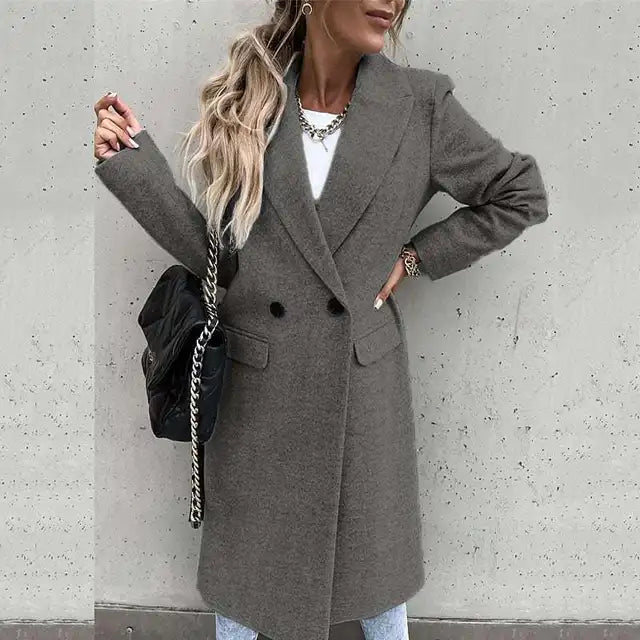Cappotto Lungo da Donna Doppiopetto - Image 3