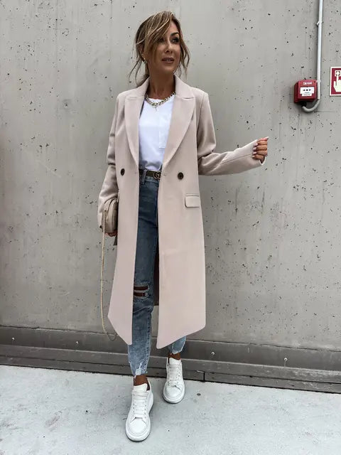 Cappotto Lungo da Donna Doppiopetto - Image 1