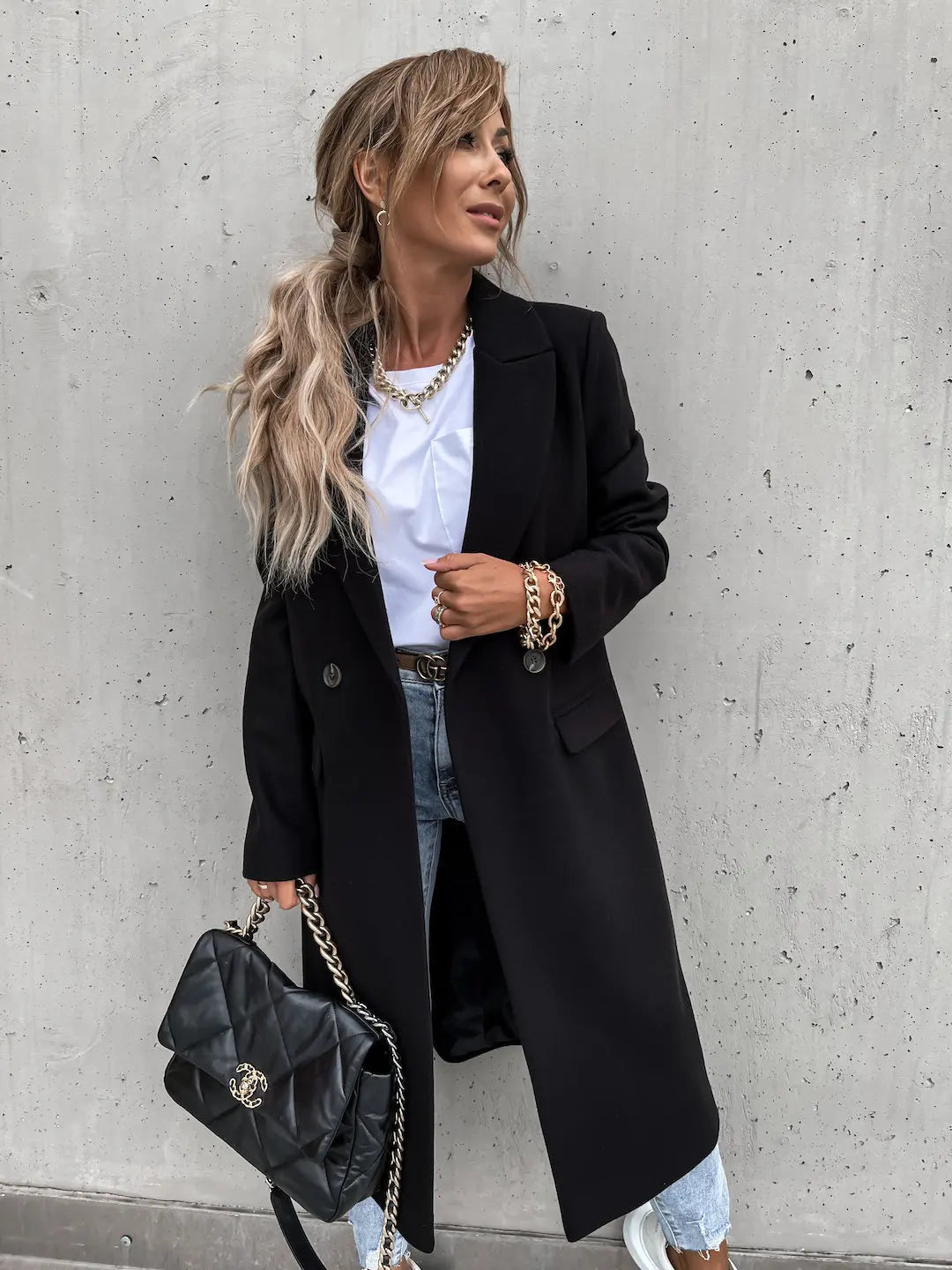 Cappotto Lungo da Donna Doppiopetto - Image 9