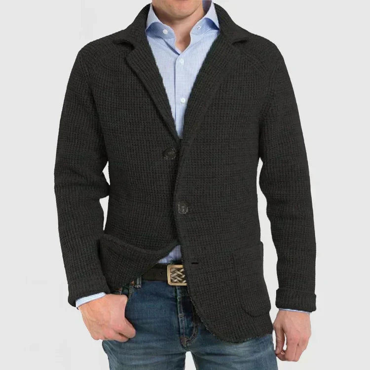 Giacca da uomo in maglia a due bottoni - Image 4