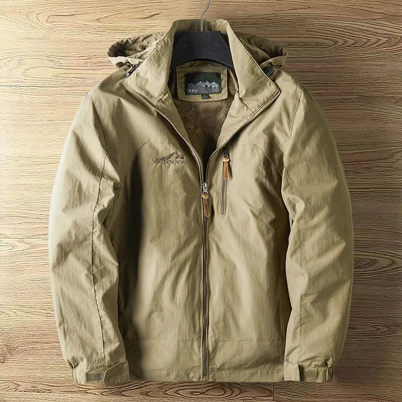 Giacca da uomo con cappuccio e zip intera - Image 10
