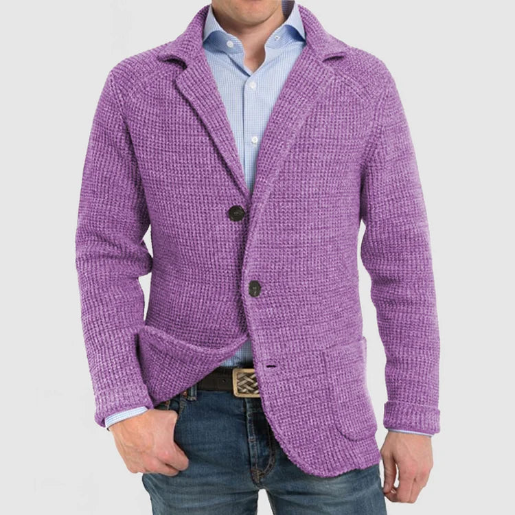 Giacca da uomo in maglia a due bottoni - Image 7
