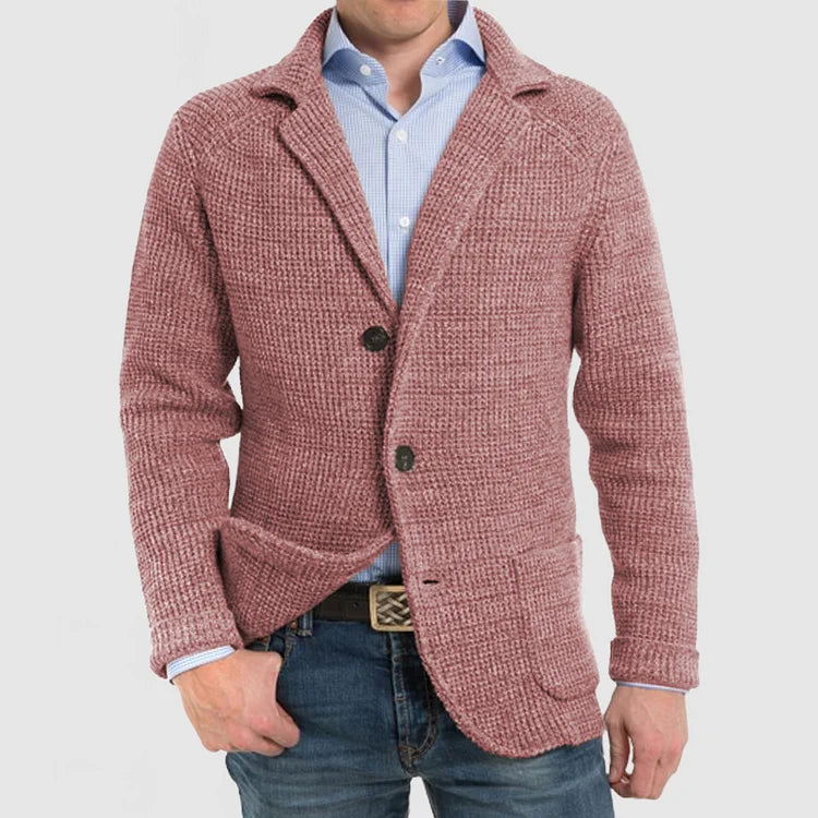 Giacca da uomo in maglia a due bottoni - Image 5