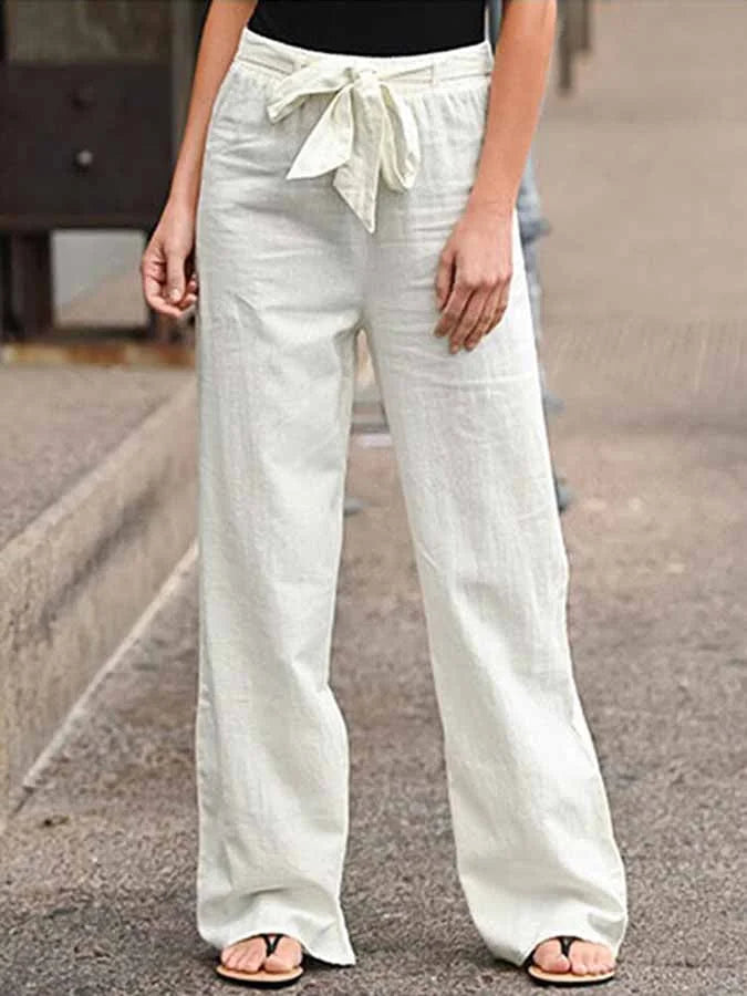 Pantaloni a gamba larga da donna - Image 1