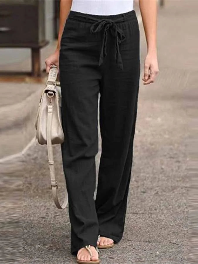 Pantaloni a gamba larga da donna - Image 4