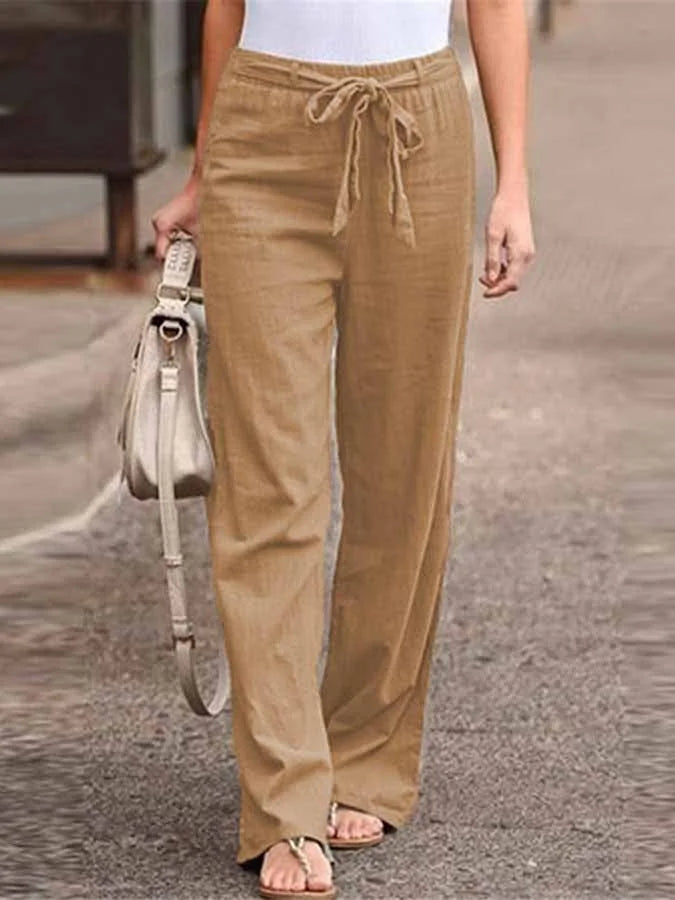 Pantaloni a gamba larga da donna - Image 3