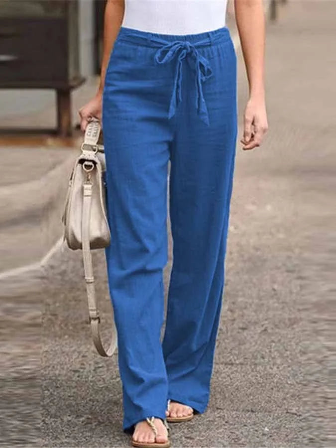 Pantaloni a gamba larga da donna - Image 2