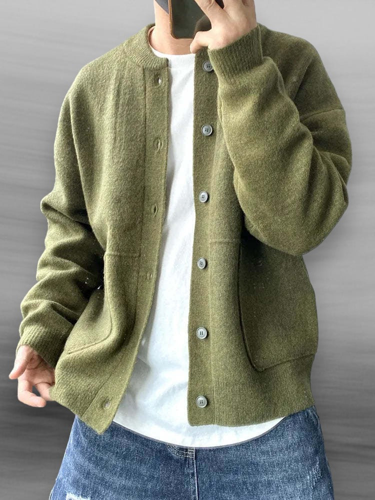 Cardigan da uomo con bottoni - Image 3