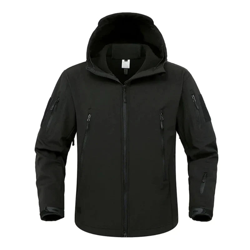 Giacca da uomo con cappuccio e zip - Image 3