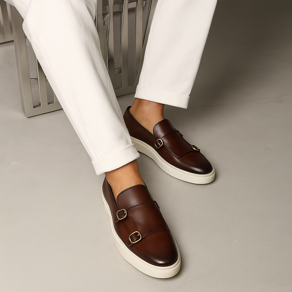 Mocassini Uomo con Doppia Fibbia Monk - Image 3