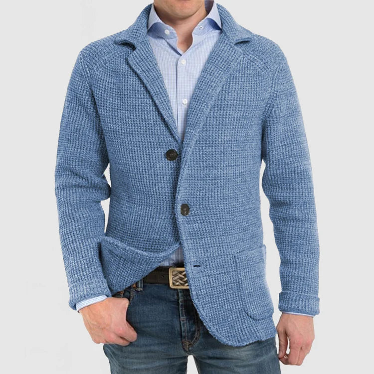 Giacca da uomo in maglia a due bottoni - Image 3