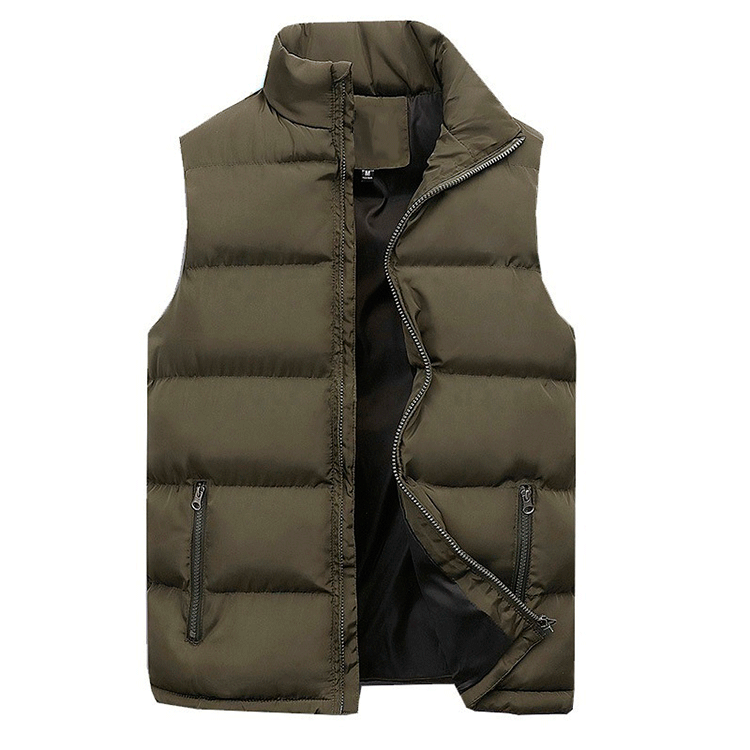 Gilet Piumino da Uomo con Collo Alto - Image 2