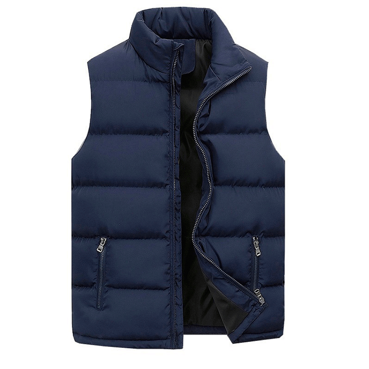 Gilet Piumino da Uomo con Collo Alto - Image 3
