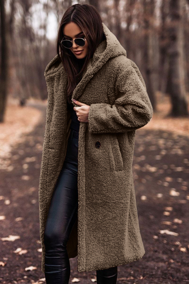 Cappotto Teddy con Cappuccio da Donna - Image 4