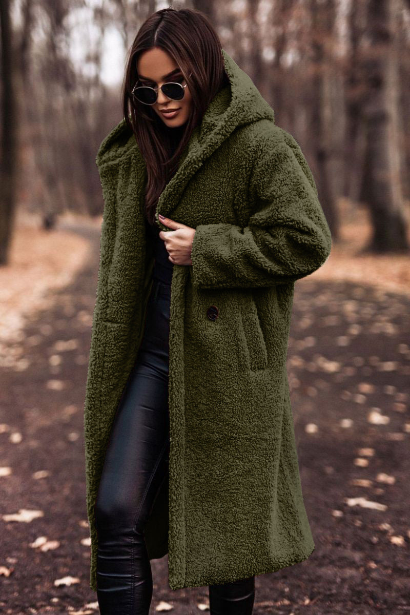 Cappotto Teddy con Cappuccio da Donna - Image 5