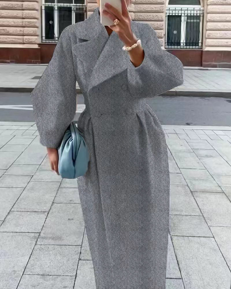 Cappotto Maxi da Donna Doppiopetto - Image 8