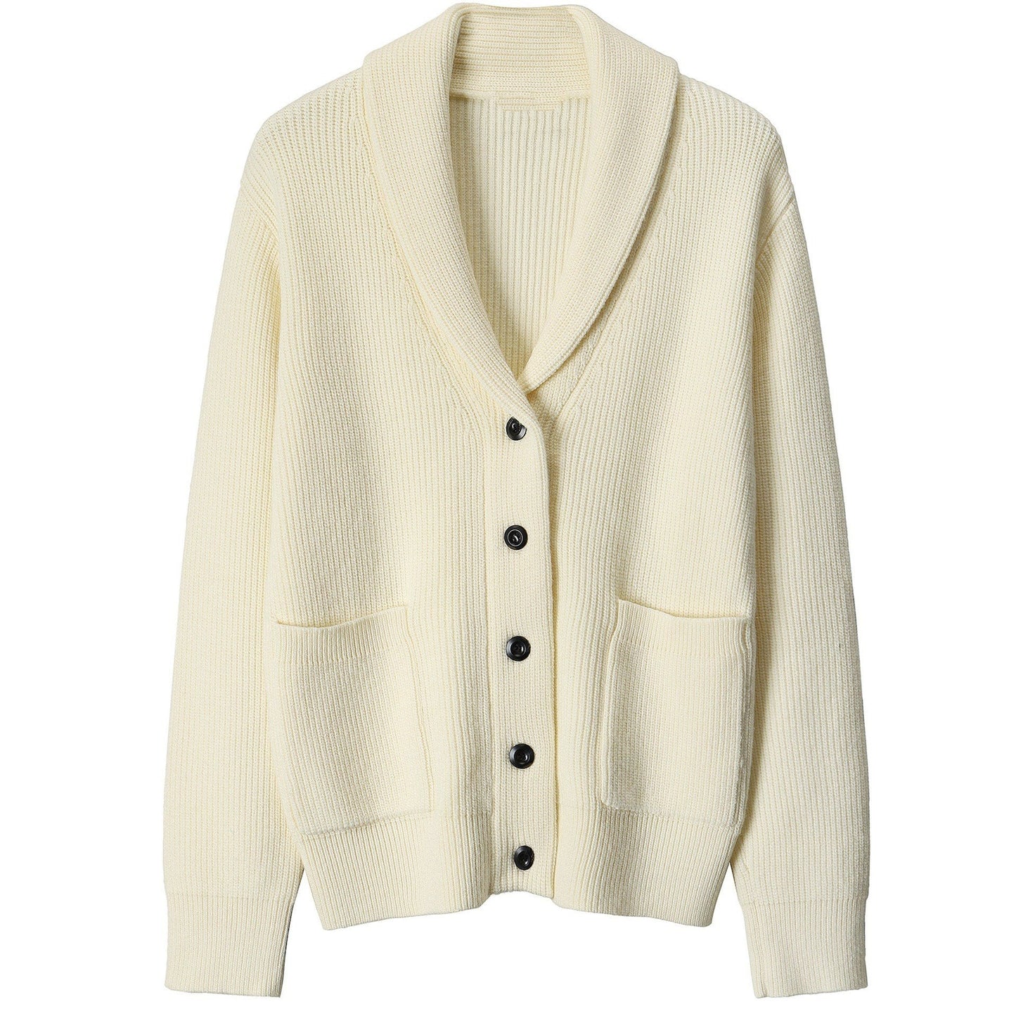 Cardigan in maglia da uomo con collo sciallato - Image 2