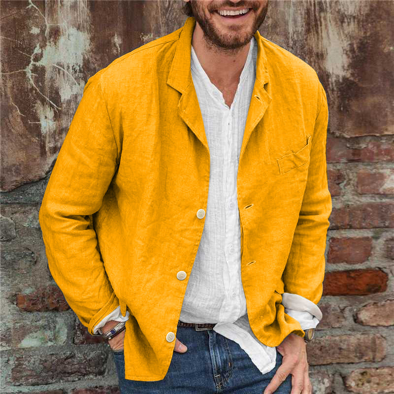 Camicia da Uomo a Maniche Lunghe con Bottoni - Image 4