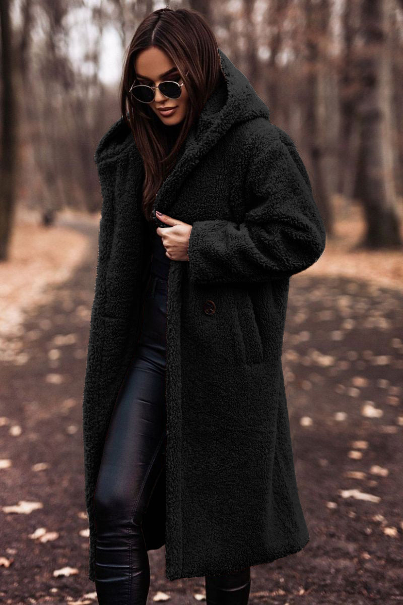 Cappotto Teddy con Cappuccio da Donna - Image 2