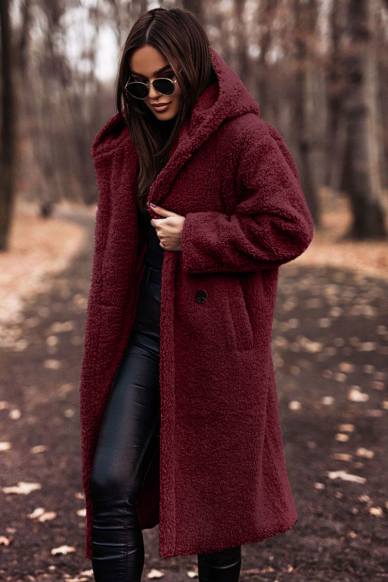 Cappotto Teddy con Cappuccio da Donna - Image 3