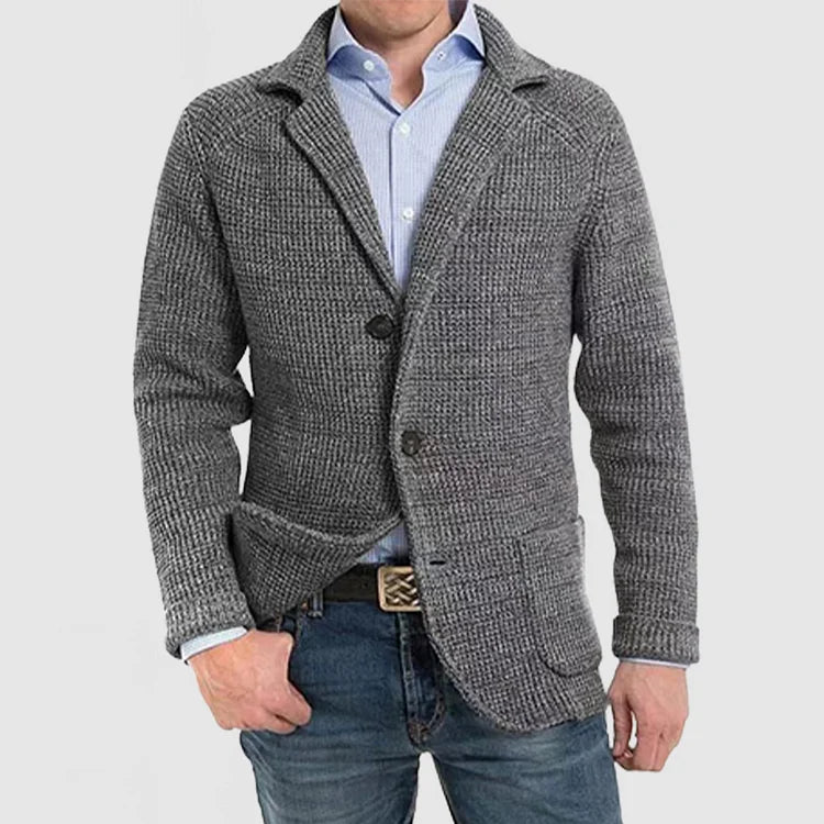 Giacca da uomo in maglia a due bottoni - Image 9