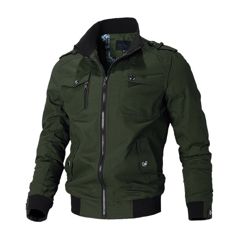 Giacca Bomber Militare da Uomo - Image 3