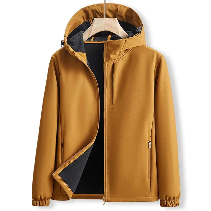 Giacca da uomo con cappuccio e zip - Image 1