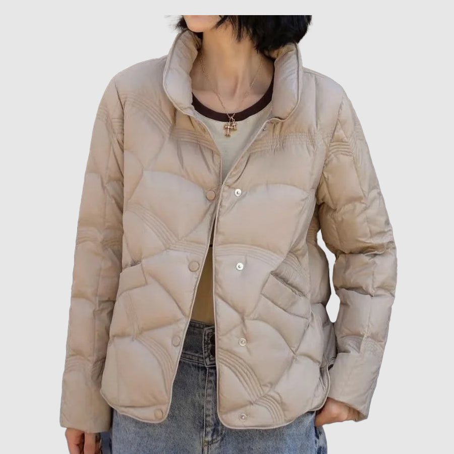 Giacca Piumino da Donna con Bottoni - Image 1
