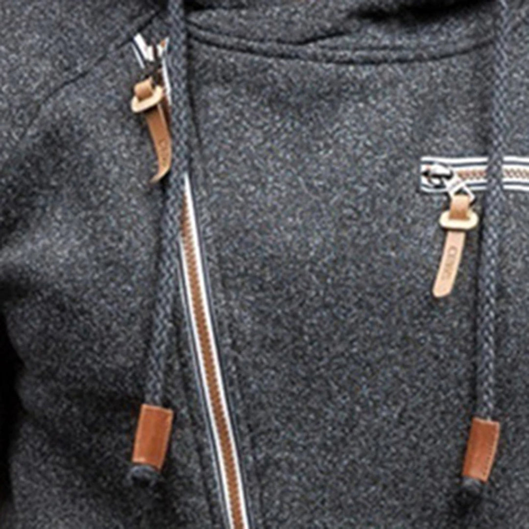 Felpa casual da uomo con zip - Image 5