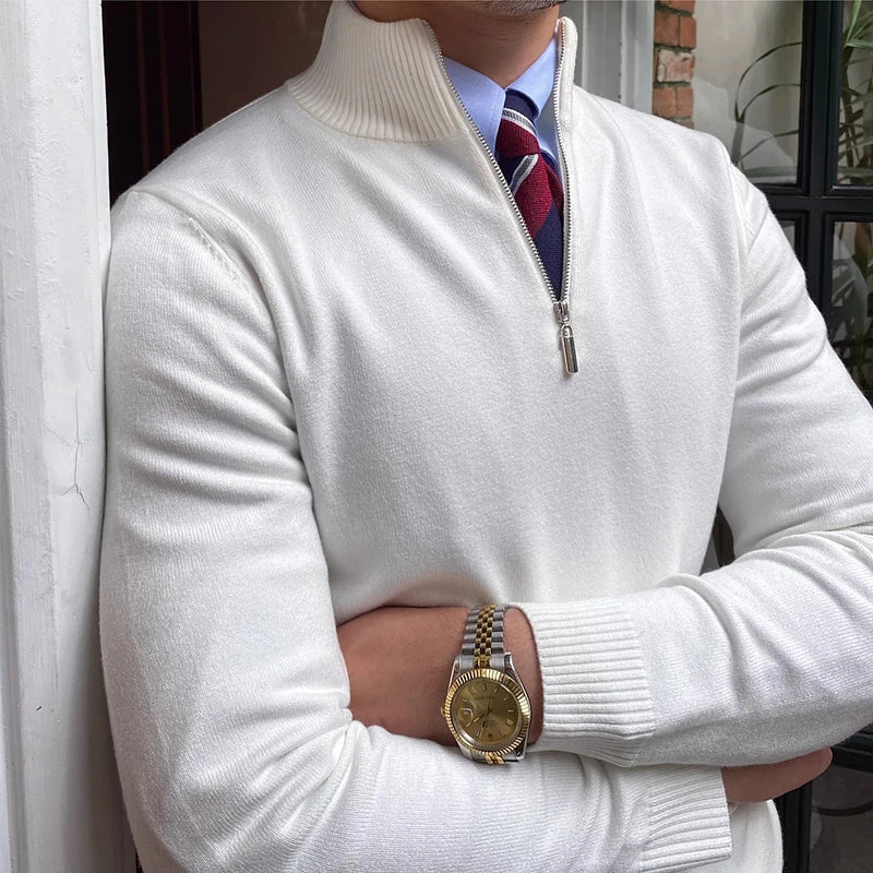 Maglione da Uomo con Zip Corta - Image 4