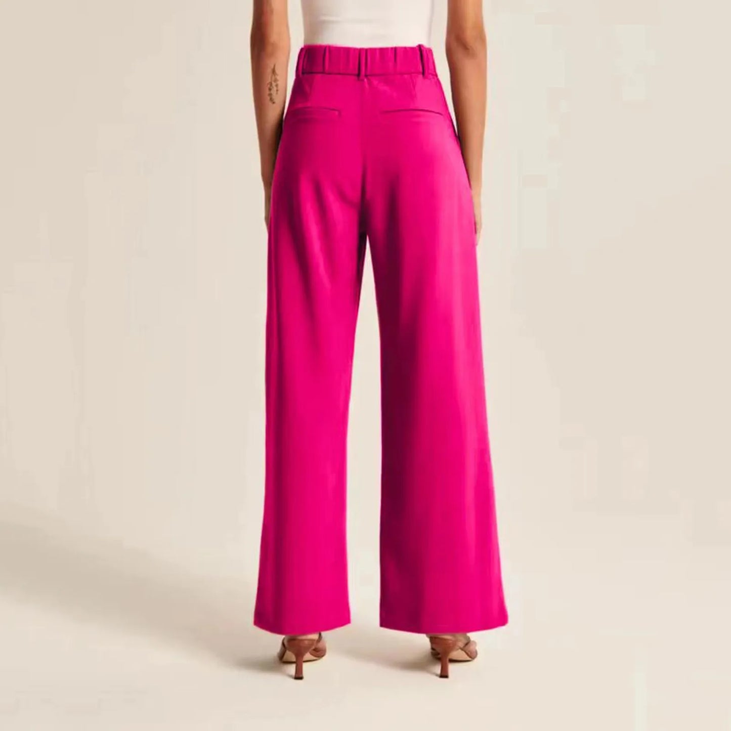Pantaloni Eleganti da Donna a Gamba Larga - Image 2