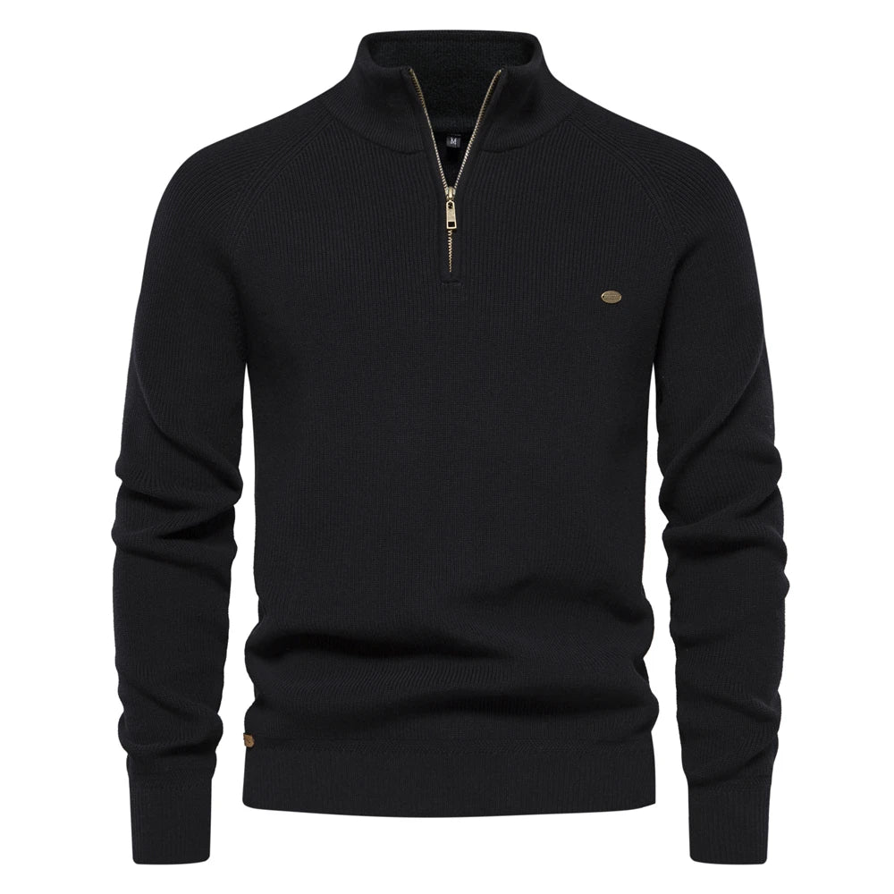 Maglione da Uomo con Zip Corta - Image 4