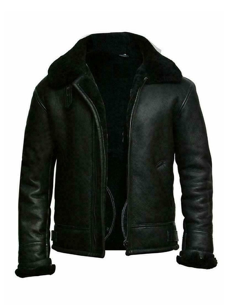 Giacca Aviatore da Donna con Collo in Shearling - Image 2