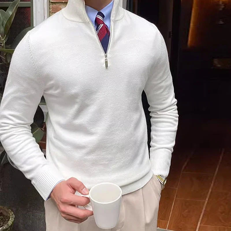 Maglione da Uomo con Zip Corta - Image 3