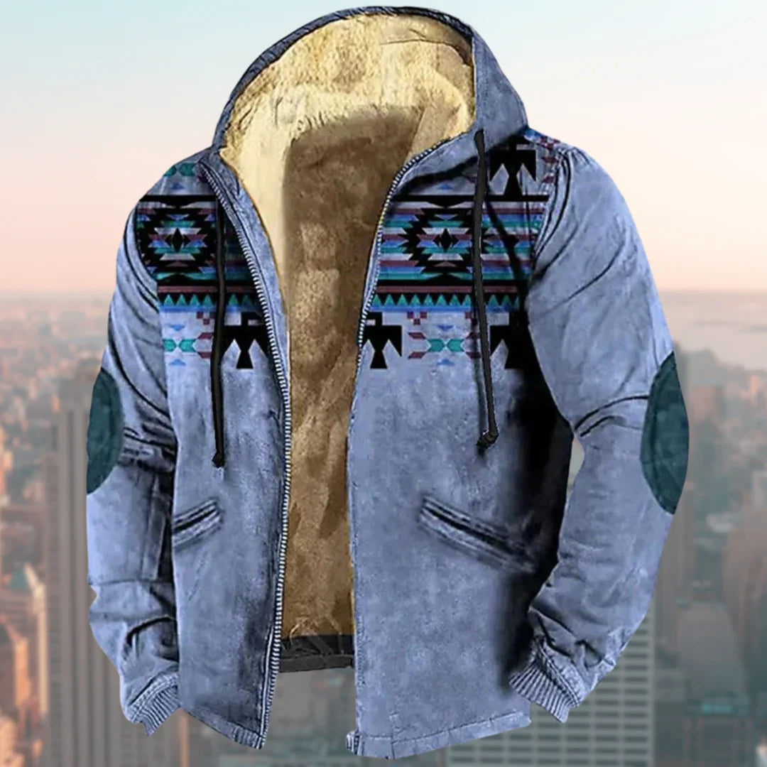 Giacca da uomo con cappuccio e zip - Image 2