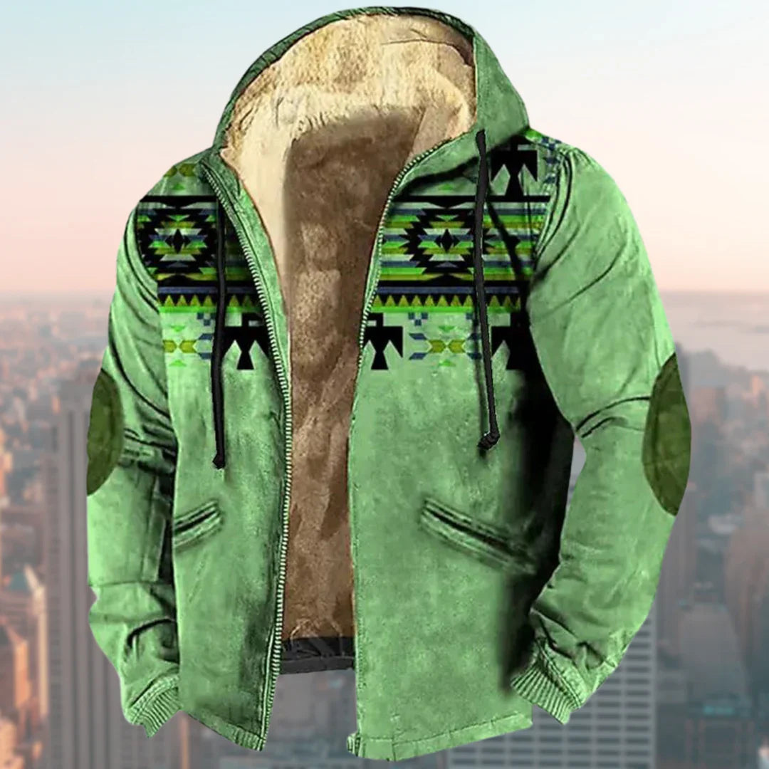 Giacca da uomo con cappuccio e zip - Image 3