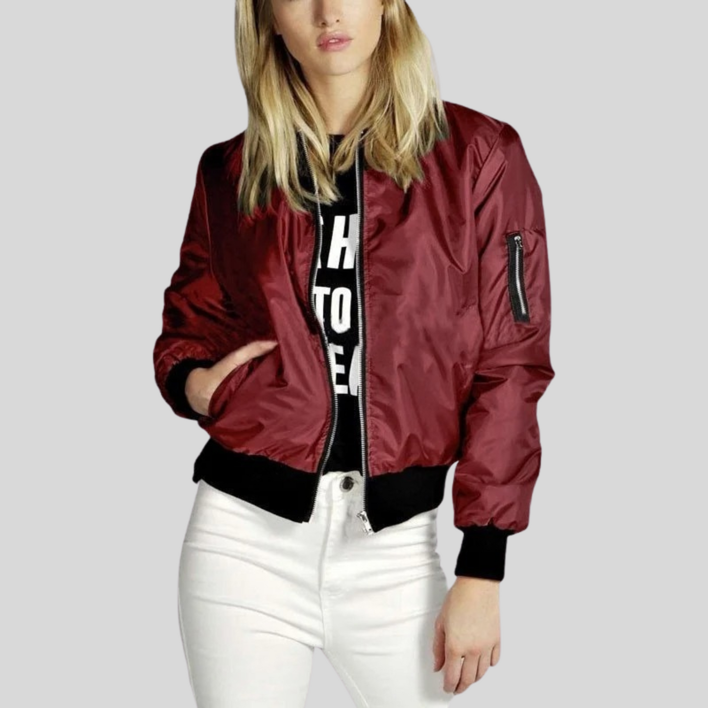 Giacca Casual da Donna con Zip - Image 2