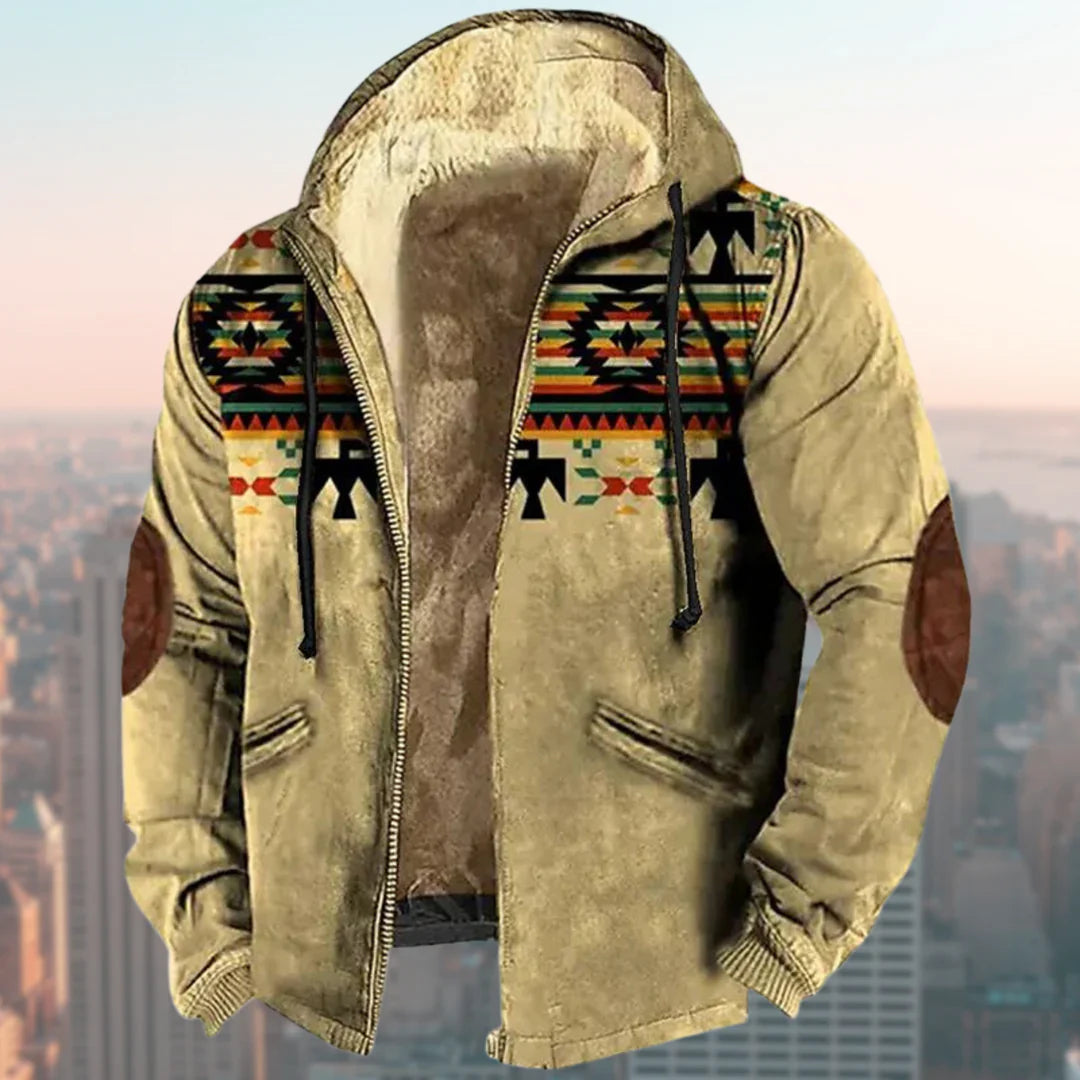 Giacca da uomo con cappuccio e zip - Image 4
