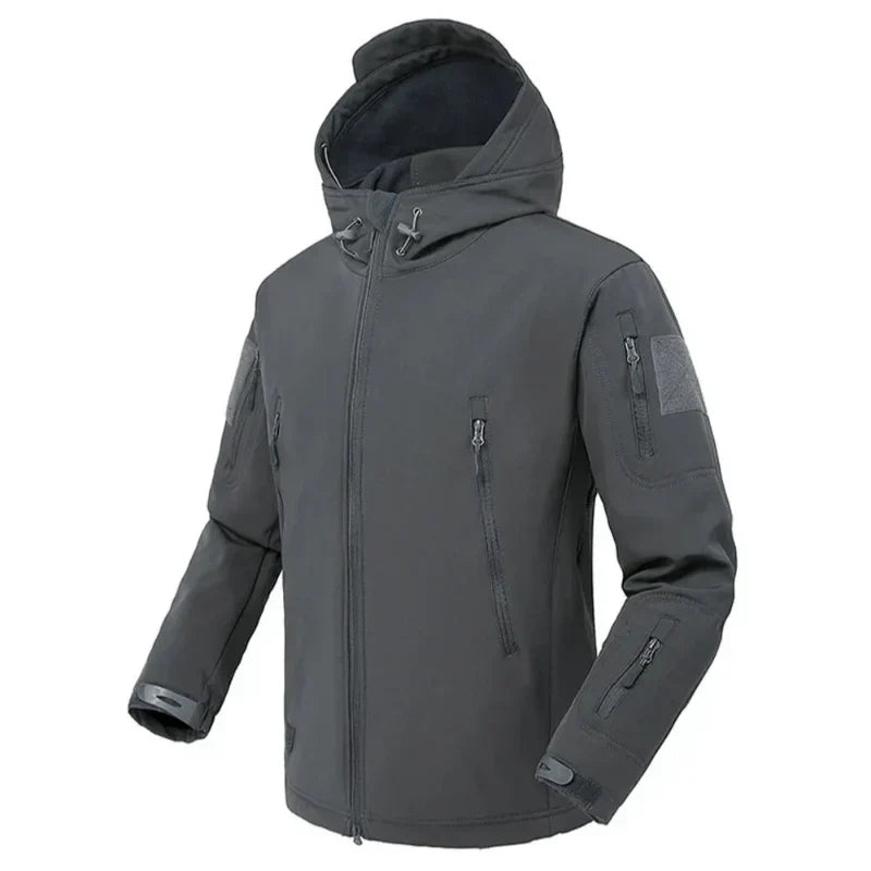 Giacca da uomo con cappuccio e zip - Image 5