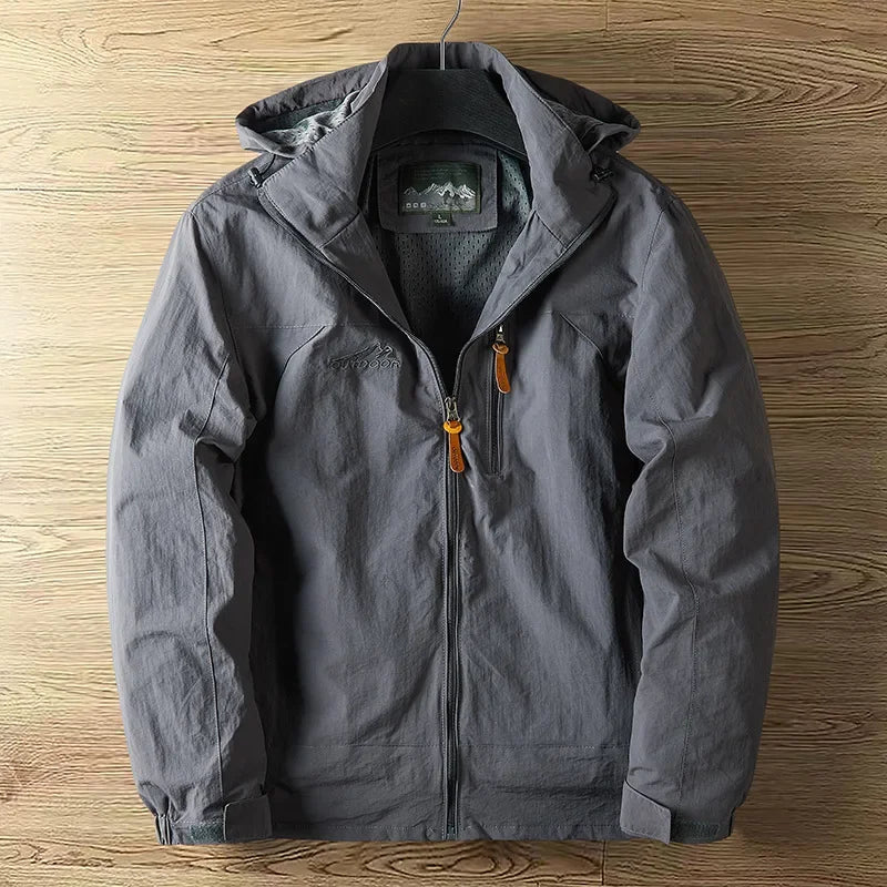 Giacca da uomo con cappuccio e zip intera - Image 5