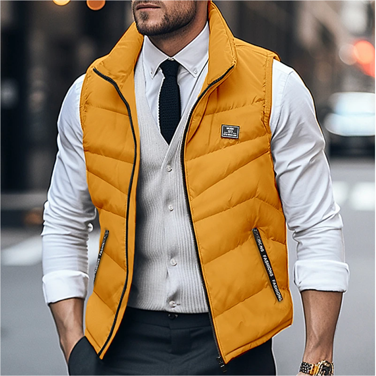 Gilet Piumino Senza Maniche da Uomo - Image 4
