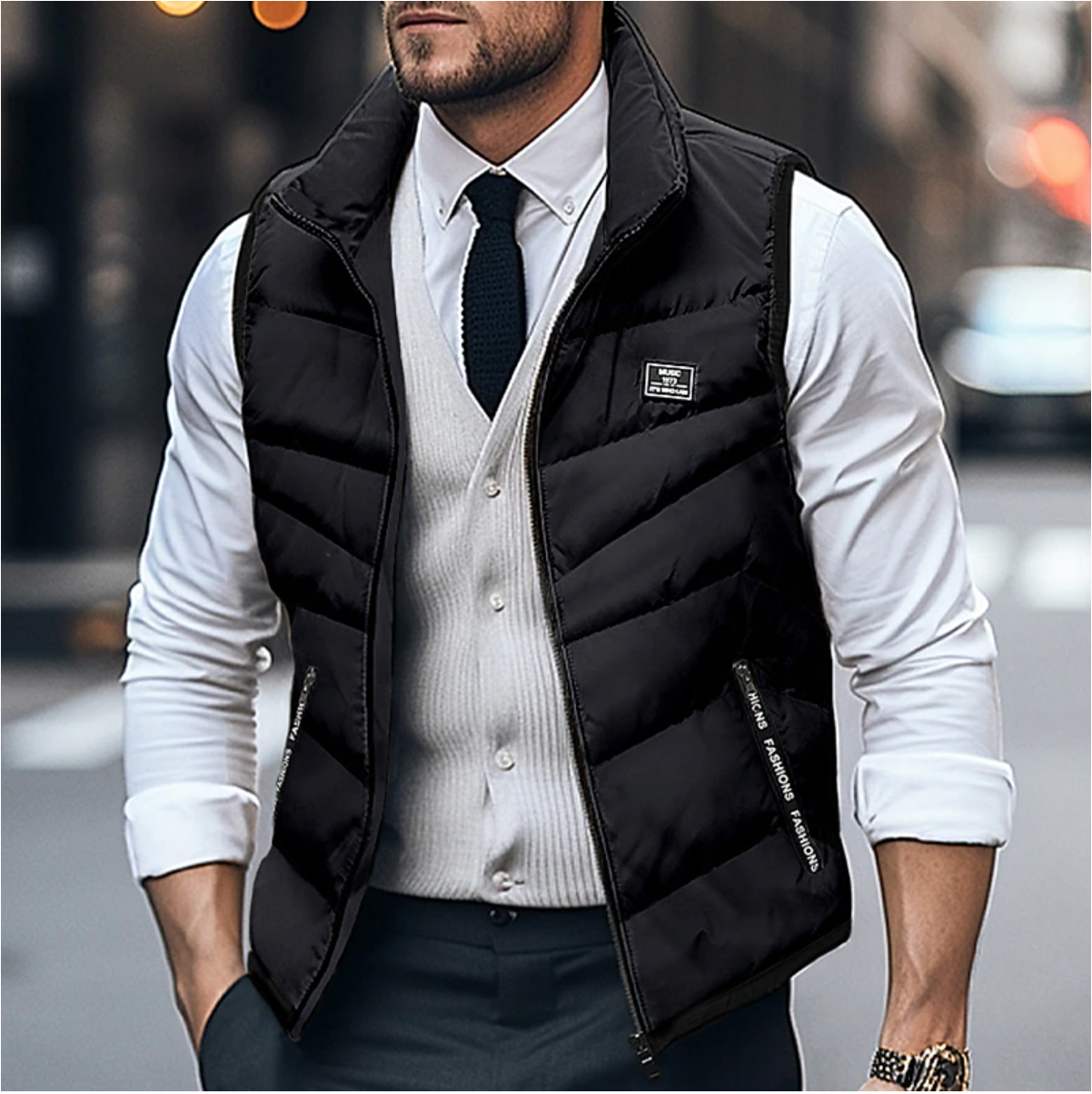 Gilet Piumino Senza Maniche da Uomo - Image 3