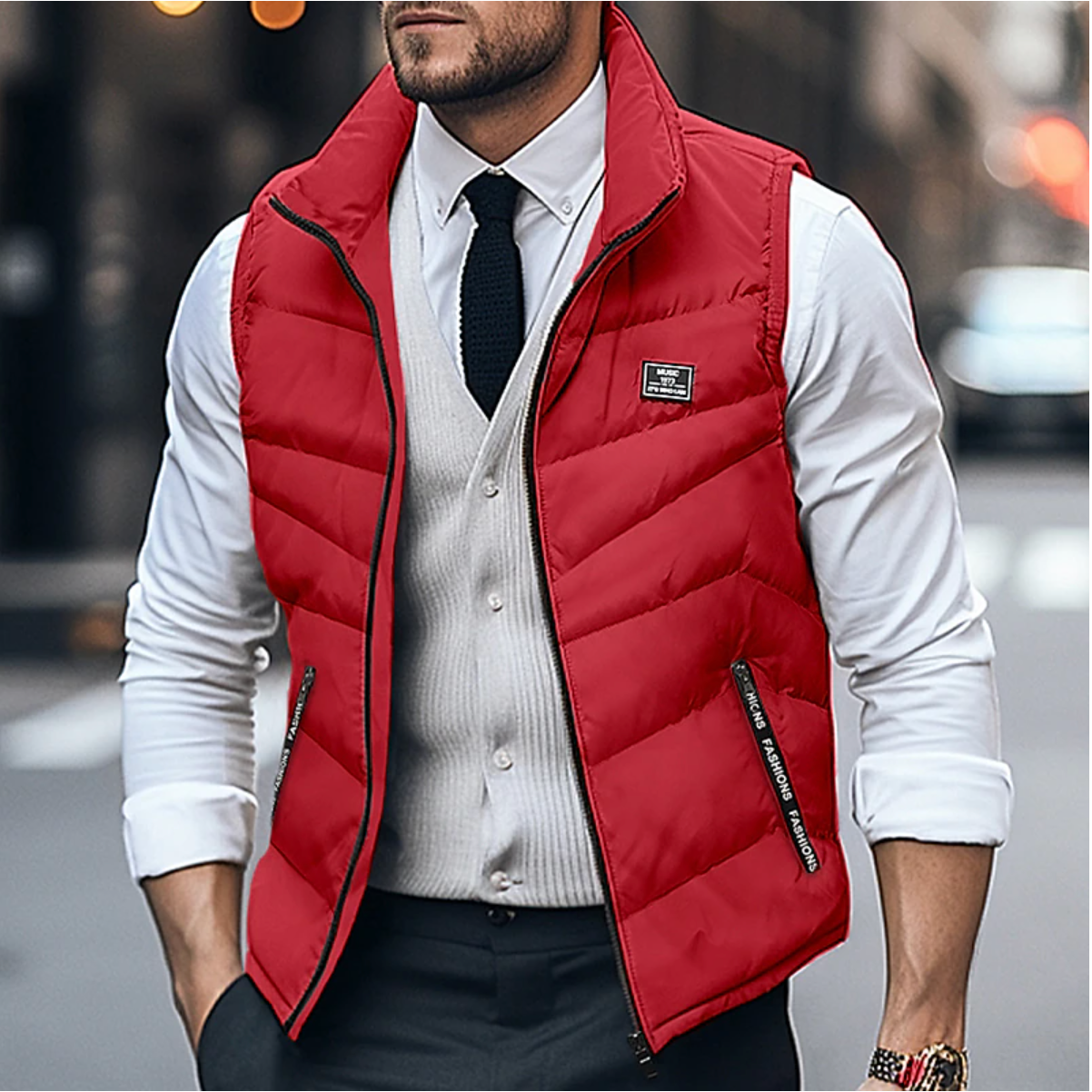 Gilet Piumino Senza Maniche da Uomo - Image 2