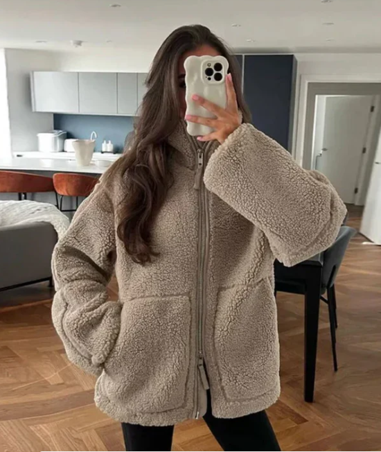 Giacca Sherpa da Donna con Zip - Image 7