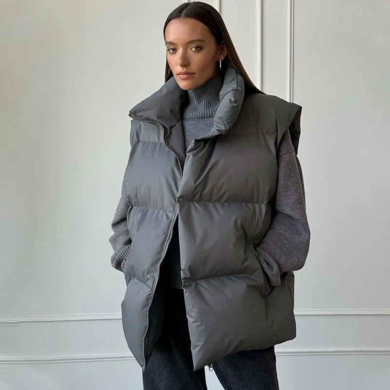 Gilet Piumino Senza Maniche da Donna - Image 3