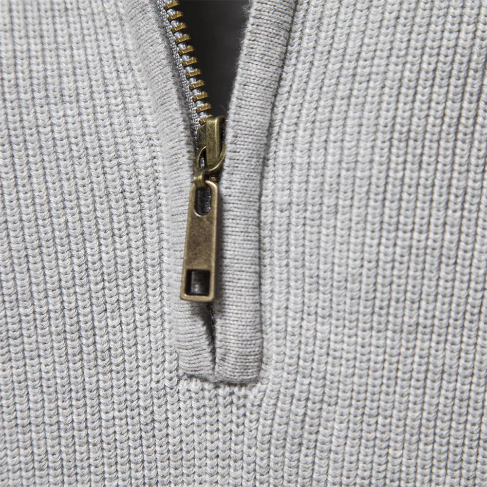 Maglione da Uomo con Zip Corta - Image 8