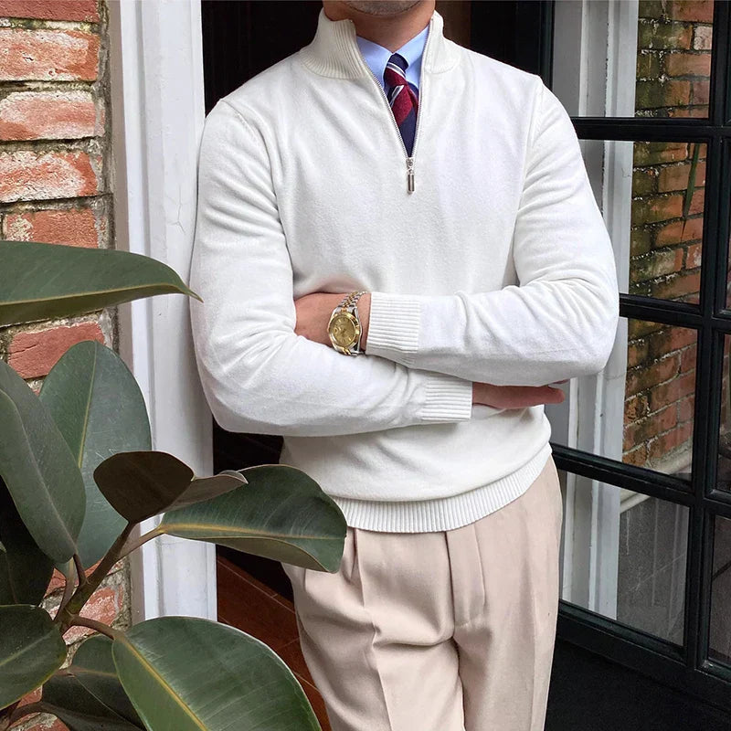 Maglione da Uomo con Zip Corta - Image 5