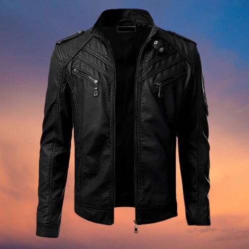 Giacca da motociclista slim-fit da uomo - Image 2